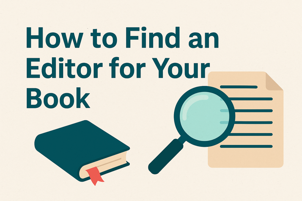 How to Find Your Book Editor