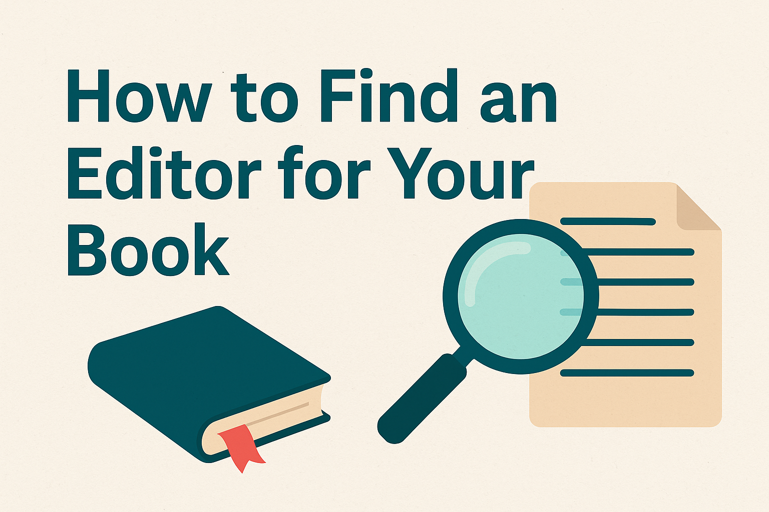 How to Find Your Book Editor