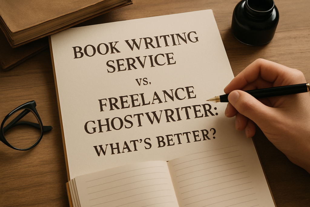 Book Writing Services vs Freelancers